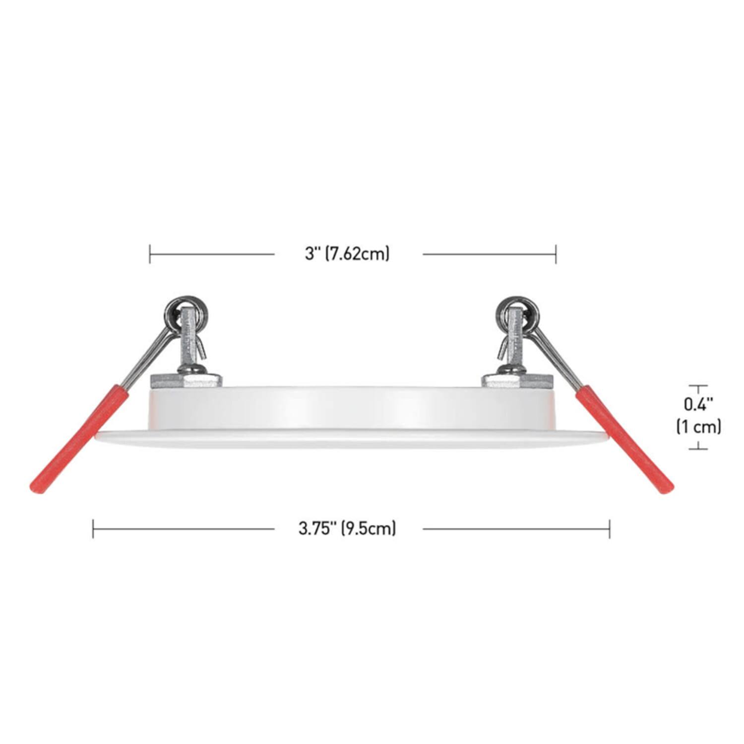 3" (7.62 cm)  
0.4" (1 cm)  
3.75" (9.5 cm)