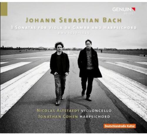 GENUIN SELECT

JOHANN SEBASTIAN BACH  
3 SONATAS FOR VIOLA DA GAMBA AND HARPSICHORD  
BWV 1027-1029

NICOLAS ALTSTAEDT VIOLONCELLO  
JONATHAN COHN HARPSICHORD

Deutschlandradio Kultur
