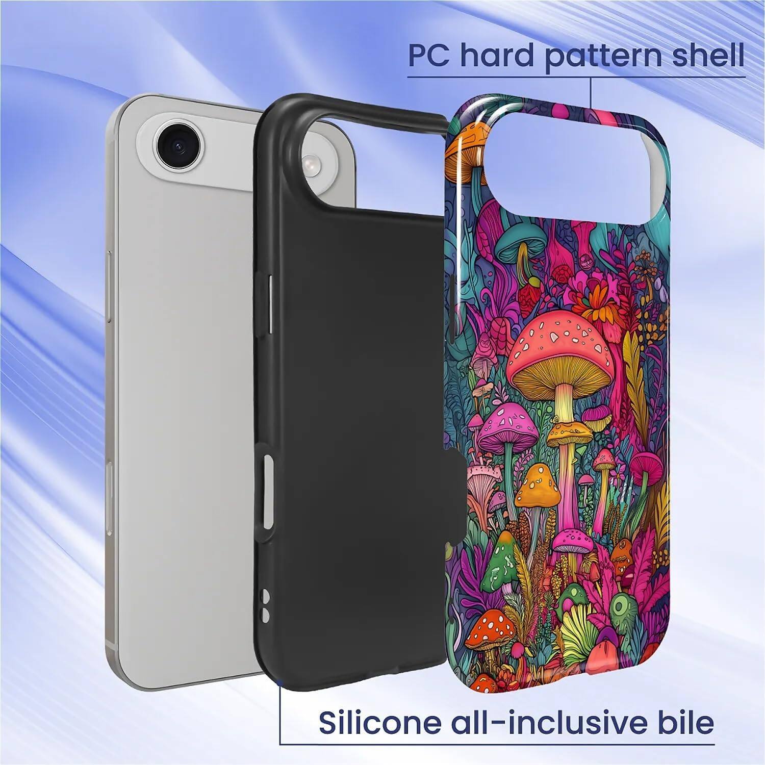 PC hard pattern shell  
Silicone all-inclusive bile