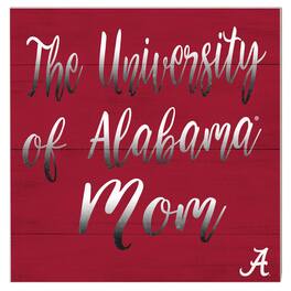 Jardine - Alabama Crimson Tide 10'' x 10'' Mom Plaque - Red