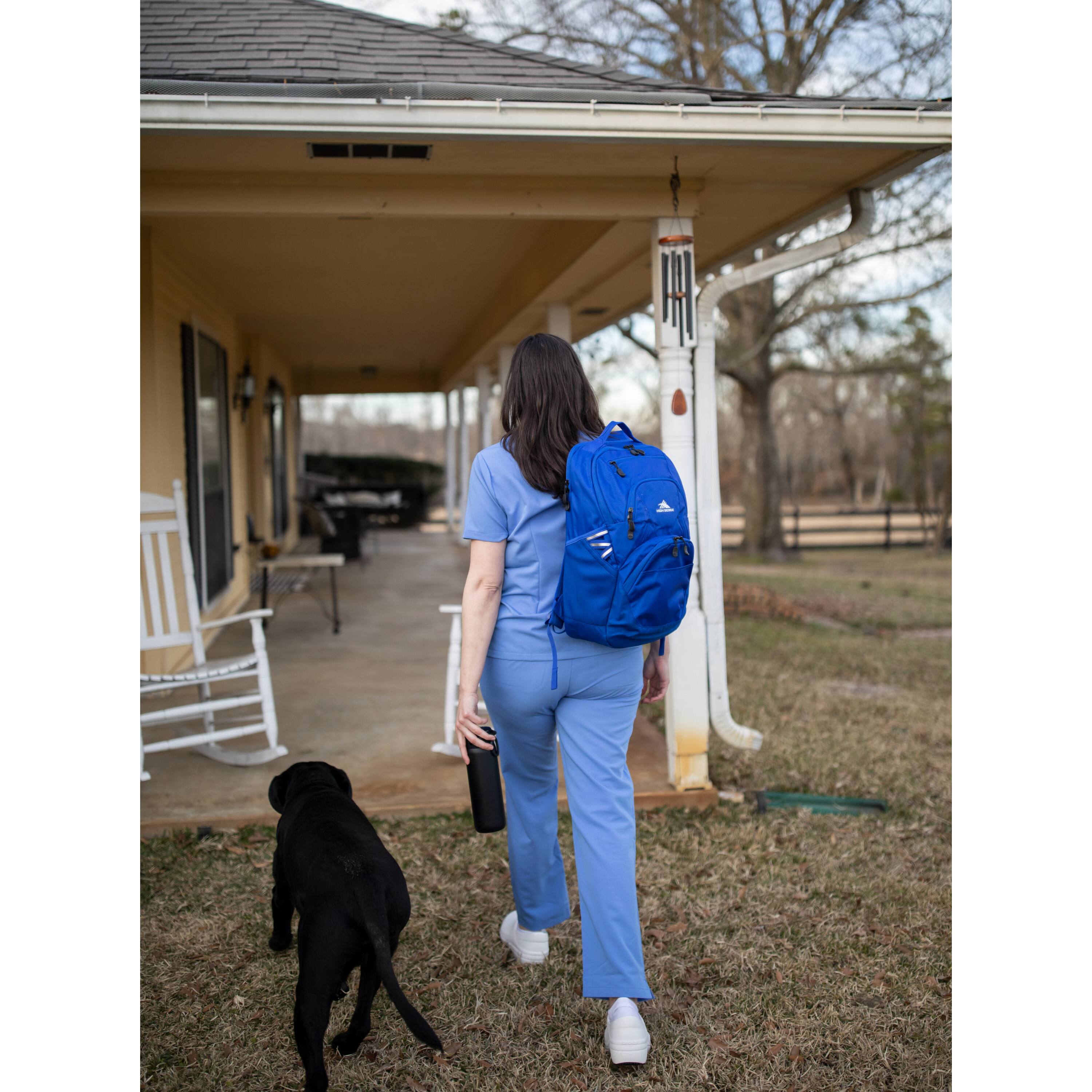 Alt View 4. High Sierra - BTS 2020 Swoop SG Backpack - Cosmic Blue.