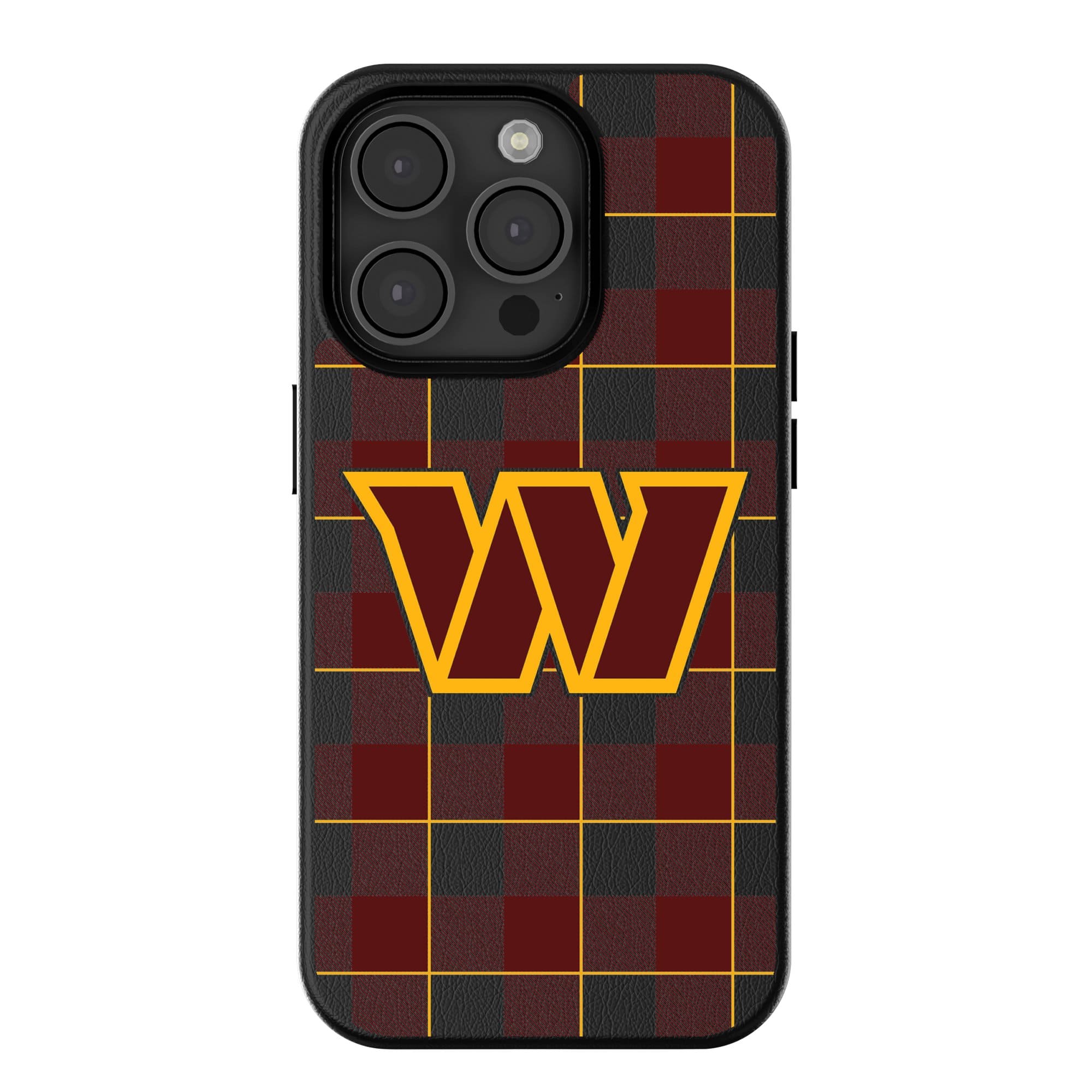 Keyscaper - NFL - Washington Commanders Plaid Magnetic Bump iPhone Case - 16 Pro Max - Black price history on PriceWatchPro