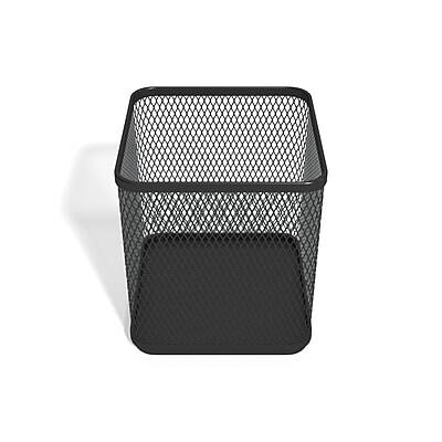 Alt View 1. TRU RED - TRU RED™ Stackable Wire Mesh Pen Holder, Matte Black (TR57575-CC) - Matte Black.