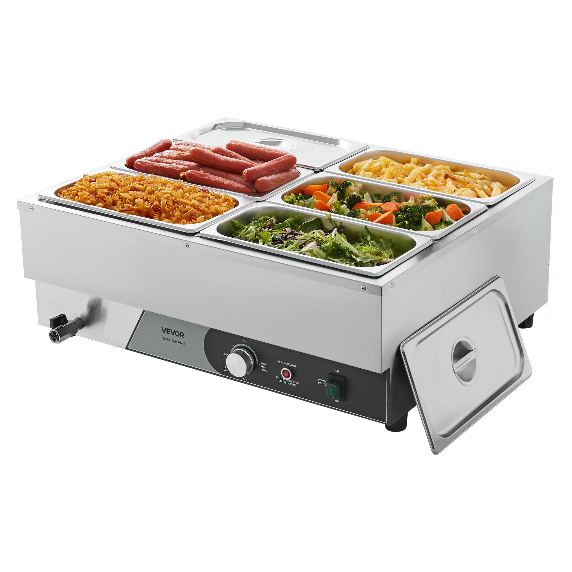 VEVOR Electric Bain Marie Diection Made
or 25
- VIII er.
MOCACOSA DIGION.
y TOCK 9 x