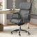 Alt View 23. La-Z-Boy - Comfort and Beauty Sutherland Diamond-Quilted Bonded Office Chair - Moon Rock Gray.