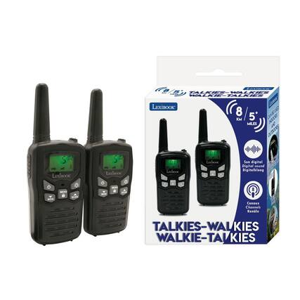 LEXIBOOK 8 5 TALKIES-WALKIES WALKIE-TALKIES LEXIBOOK LEEBOOK 8 * CAN BE USED KM 5 INDOORS MILES AND OUTDOORS
50 all LEXBOOK
LEXIBOOK
Lausoor
LEXBOOK
Son digital Digital sound Digitalklang
MON
MENU B
SCAN
MON
MENU B SCAN
8 Canaux Channels Kanle
TALKIES-WALKIES WALKIE-TALKIES