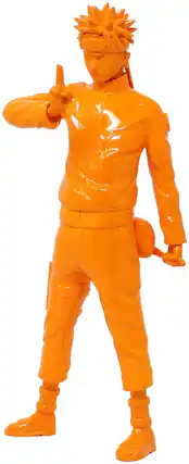 Front. Neamedia - Naruto Icons 11.8 Inch Resin Figure | Orange - Orange.