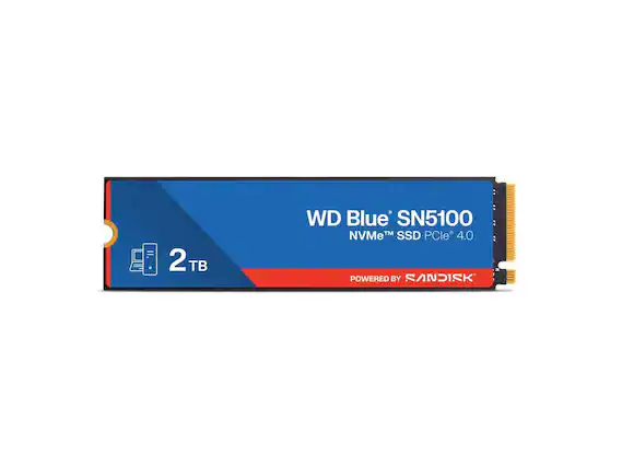WD Blue SN5100
NVMe™ SSD PCIe® 4.0
2TB
POWERED BY SANDISK