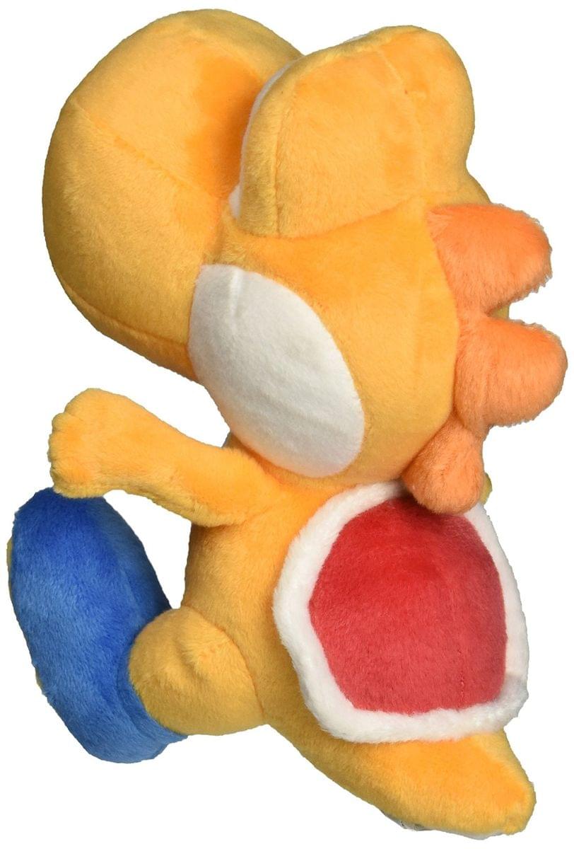 Alt View 1. Little Buddy - Super Mario Bros. 6" Plush: Orange Yoshi - Orange.