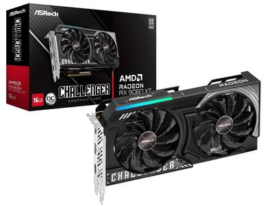 ASRock Challenger Radeon RX 9060 XT 16GB GDDR6 PCI Express 5.0 x16 ASRock Challenger Radeon RX 9060 XT 16GB GDDR6 PCI Express 5.0 x16