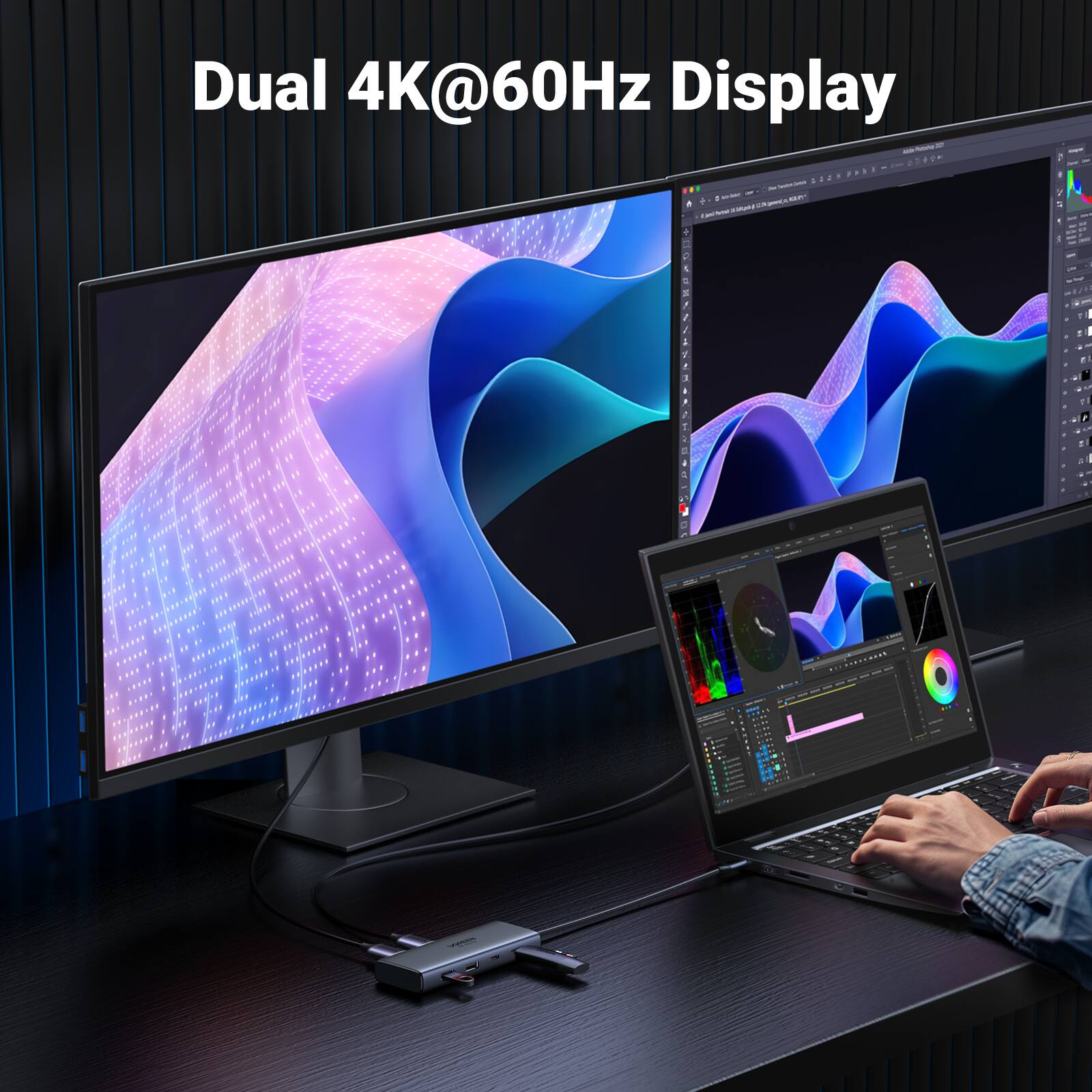 Dual 4K@60Hz Display