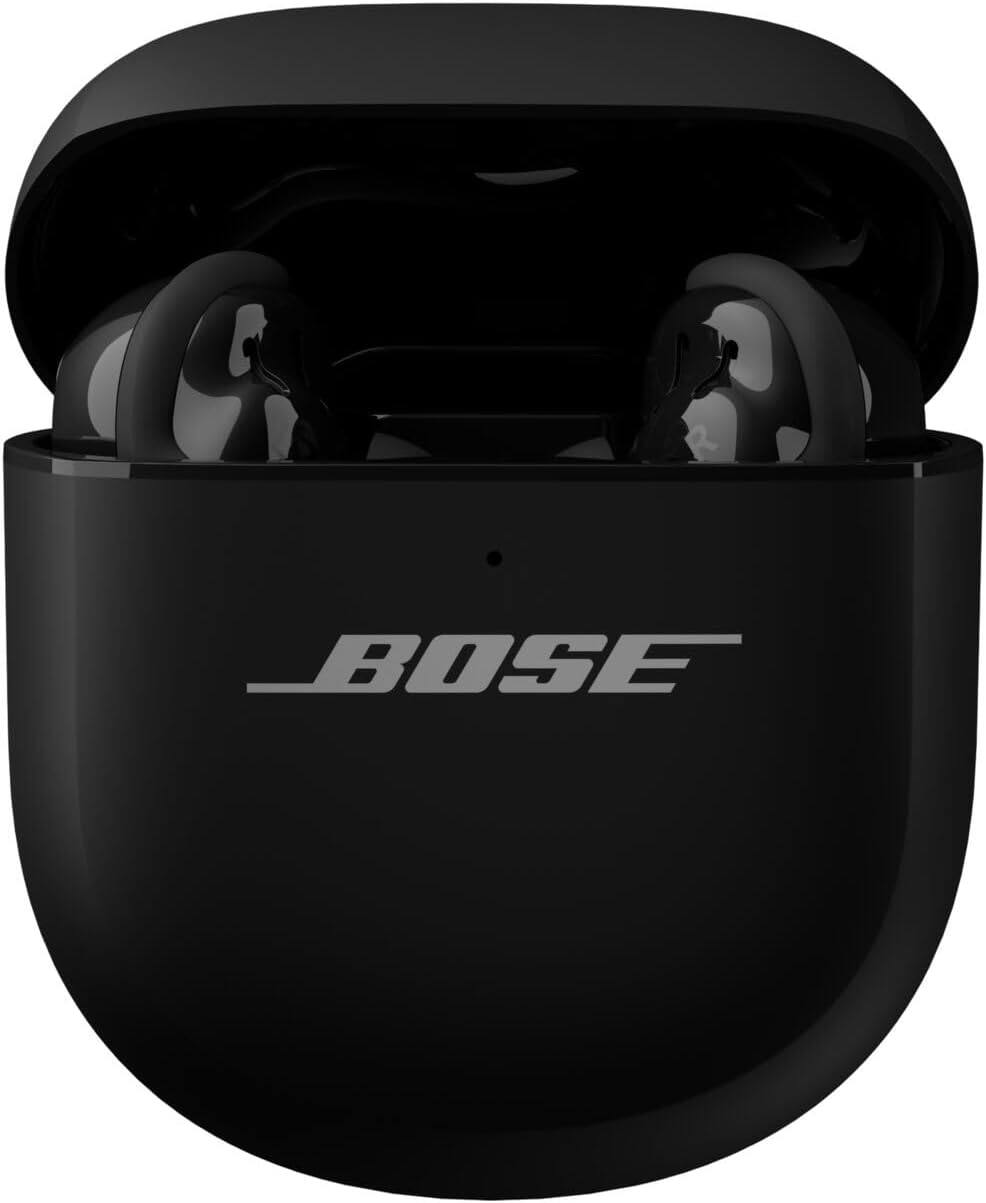 Alt View 1. Bose - Bose QuietComfort Ultra Earbuds (2nd Gen) Bundle with Fast Charger - Noise Cancelling (Black) - Black.
