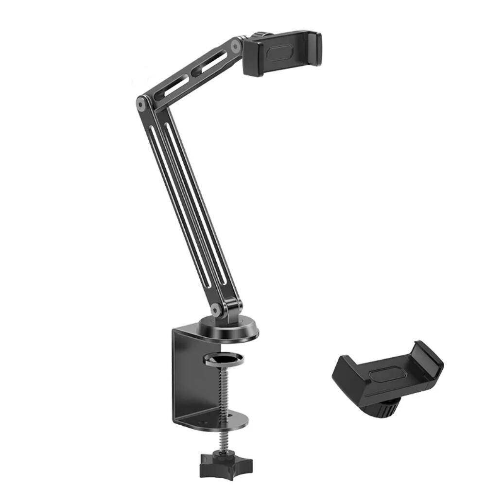 Front. Resource Ludis - Custom 360° Rotating Flexible Tablet Wall Mount - Black.