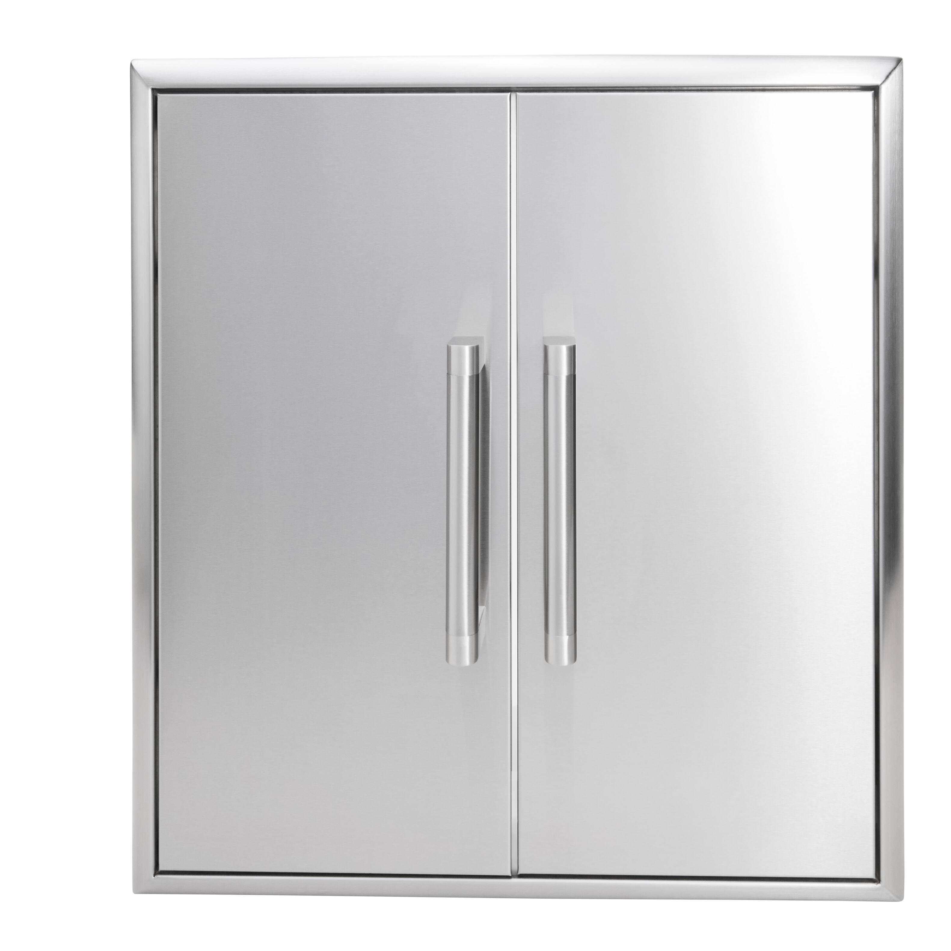 Front. Coyote Outdoor Living - Coyote Outdoor Living 26" Double Access Door - Stainless Steel.