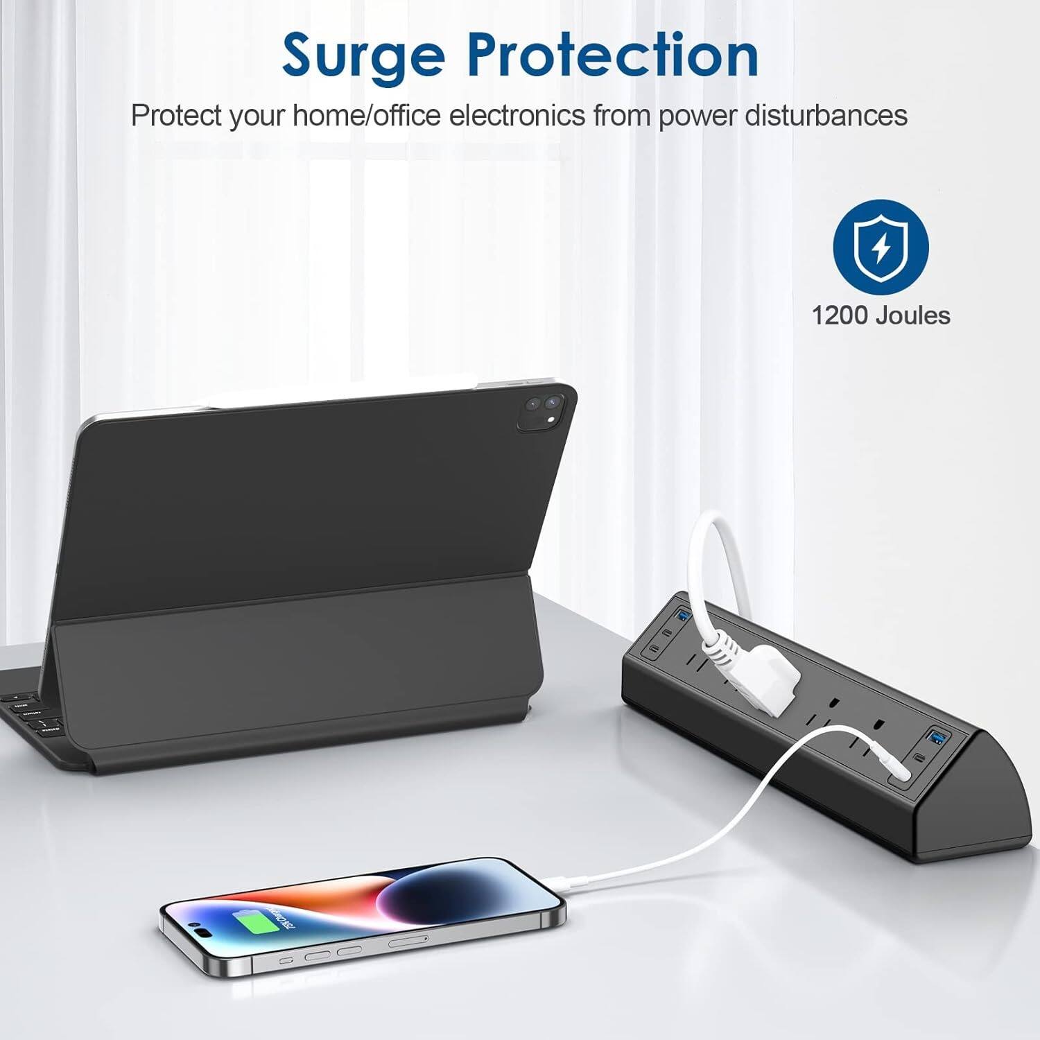 Surge Protection  
Protect your home/office electronics from power disturbances  
1200 Joules