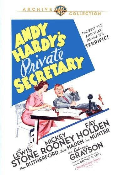Front. Andy Hardy's Private Secretary - DVD.