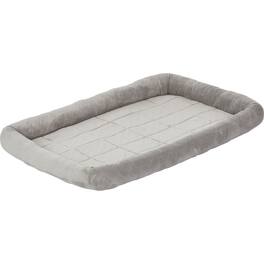 Midwest - Quiet Time Diamond Stitch Bed W/ Elastic Bands - Gray