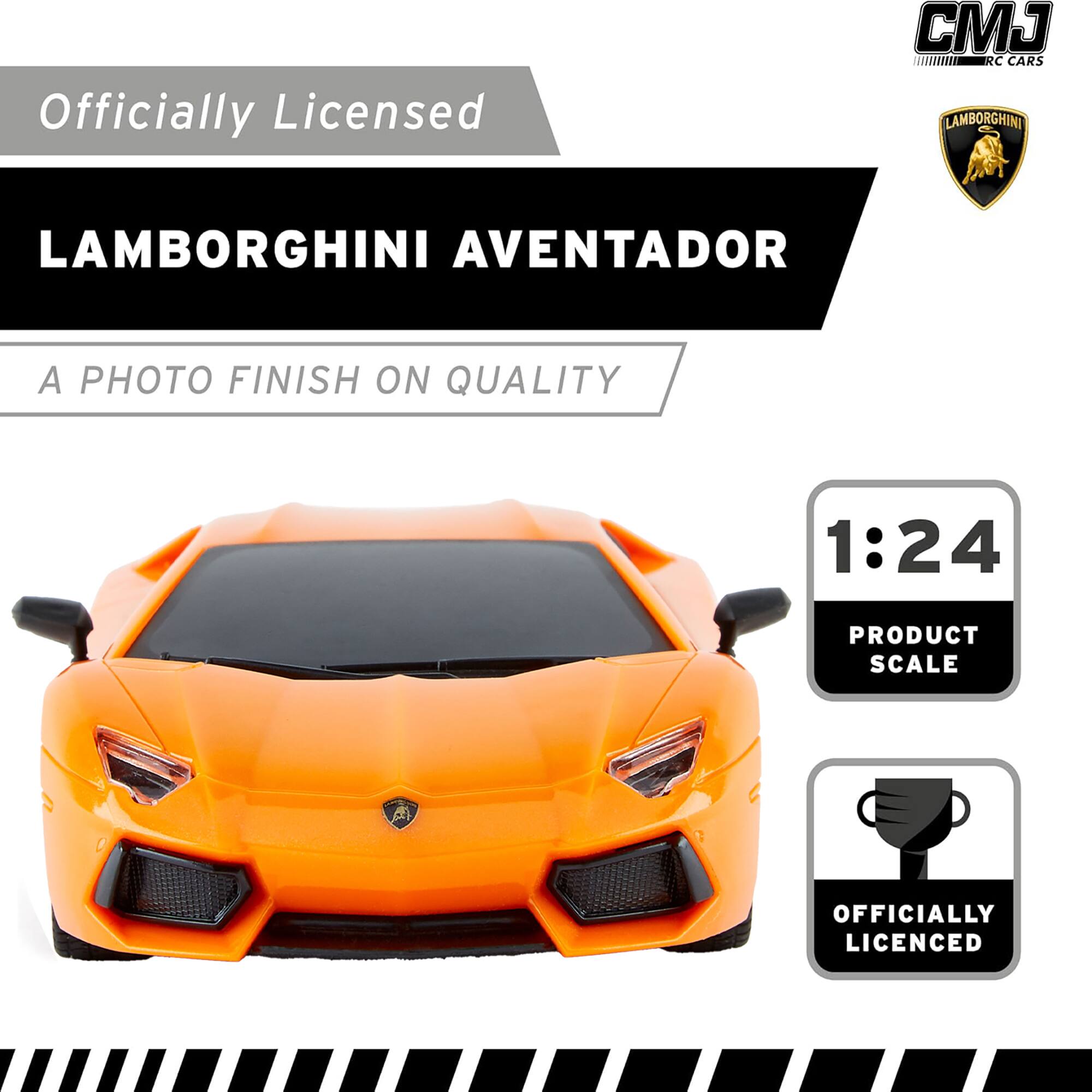 Officially Licensed CJ C Cars Lamborghini Aventador: A photo finish on quality 1:24 product scale.