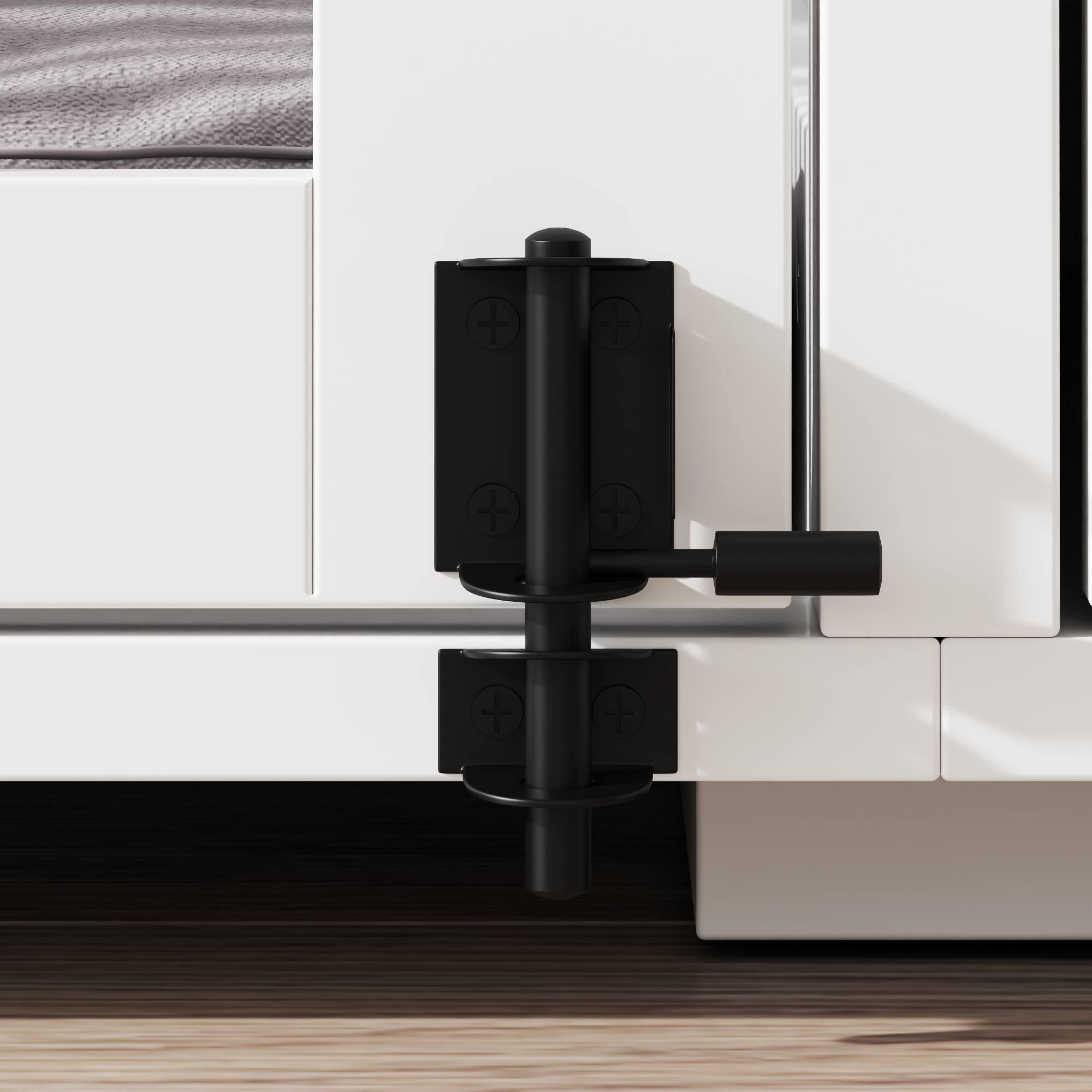 Alt View 7. Famapy - Luxury Furniture Style Double Dog Crate with Divider & Storage, Modern Wooden Pet Kennel TV Stand for 2 Dogs.