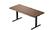 Alt View 6. ErgoAV - Adjustable Walnut Electric Standing Desk with USB Ports - 63" x 28", Model ERDS3-01WN - Walnut.