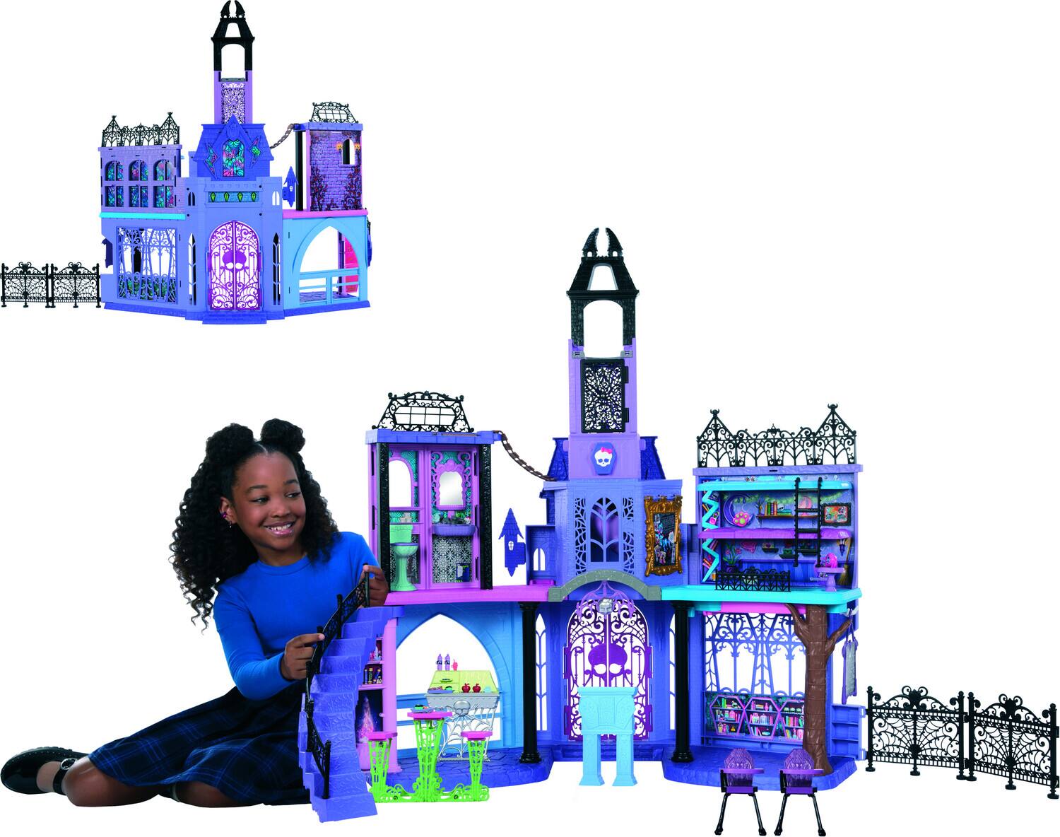 Front. Mattel - Mattel - Monster High - Haunted High School Playset   - COLLECTIBLES - Multicolor.