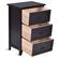 Alt View 17. Costway - 3 Drawers Nightstand End Table Storage Wood Side Bedside - Black.