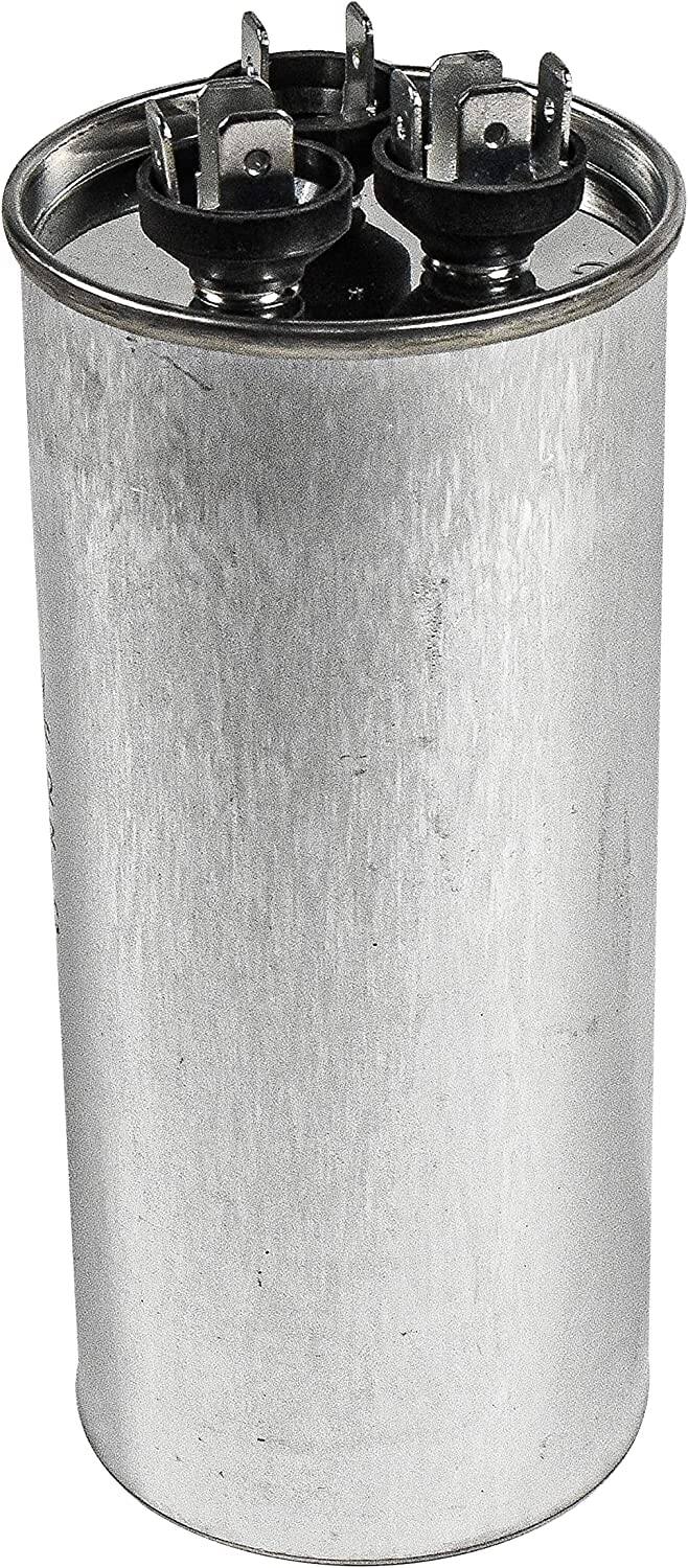 Alt View 2. HQRP - Dual Run Capacitor 55 uF + 5 uF 370-440 V CBB65 HVAC Motor Start Assist UL Listed.