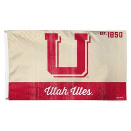 WinCraft - Utah Utes Single-Sided College Vault Deluxe Flag - Multicolor