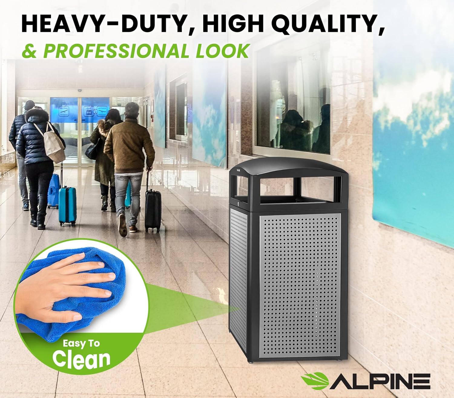 HEAVY-DUTY, HIGH QUALITY, & PROFESSIONAL LOOK
Easy To Clean
ALPINE