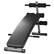 Alt View 19. Costway - Adjustable Arc-Shaped Decline Sit up Slant Bench Crunch Board Fitness Workout - Black.