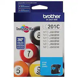 Brother - LC201C Standard Yield Ink Cartridge (LC201C) - Cyan