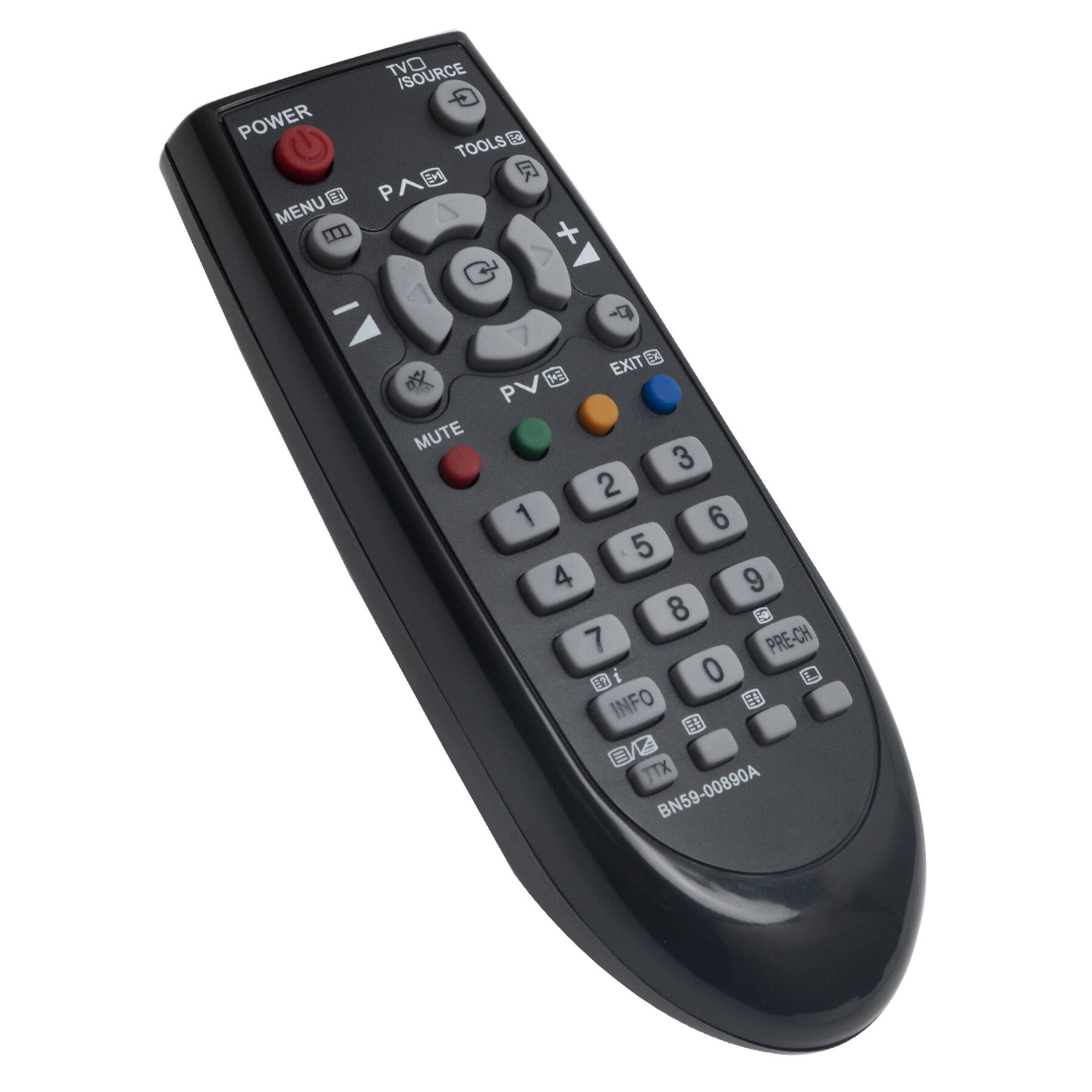 TVO SOURCE  
POWER  
TOOLS  
MENU  
PA/PB  
EXIT  
MUTE  
PV  
PRE-CH  
INFO  
N  
ETTX  
BN59-00890A