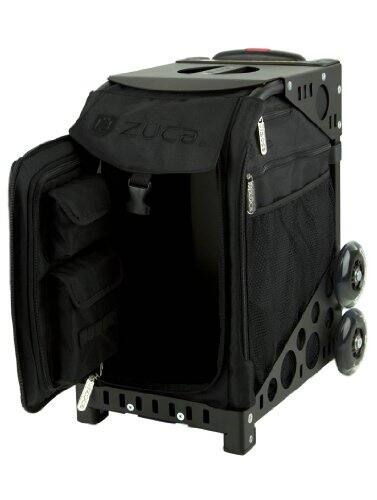 Back. Zuca - Zuca Stealth Insert Bag & Sport Frame (Black / Plain Wheels) - Black.