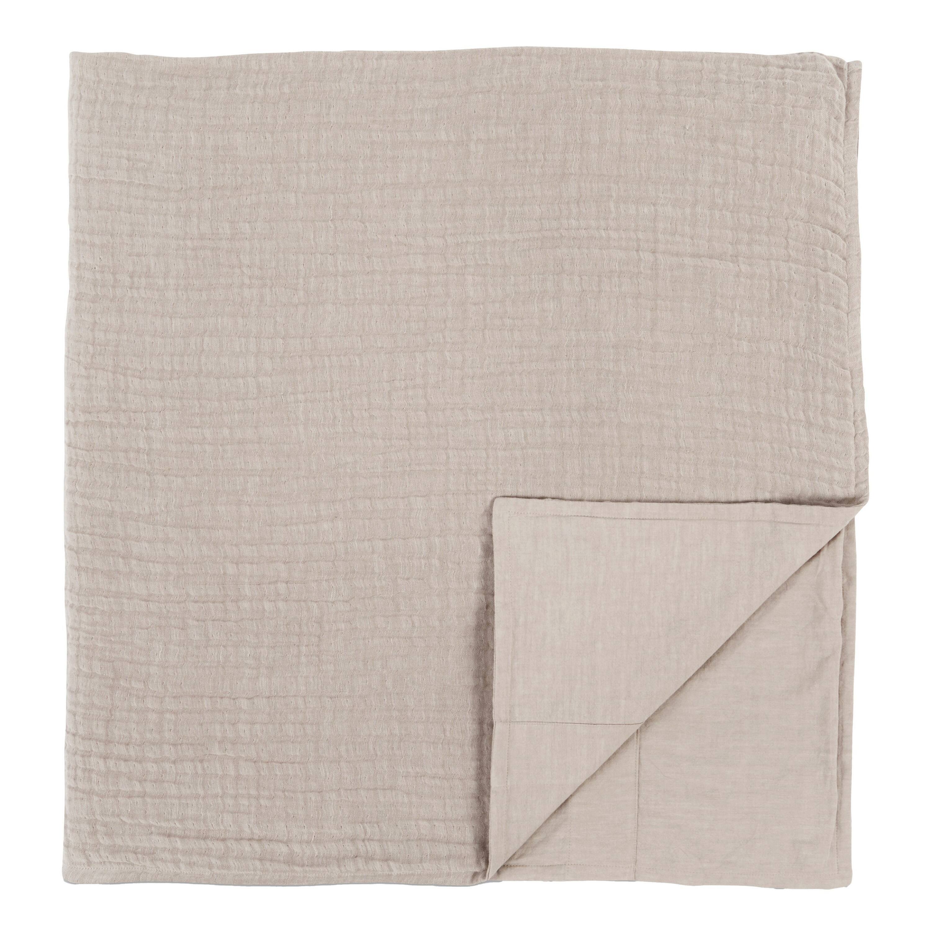 Angle. Manhattan Lane - Irma King Size Duvet Cover, Pre Shrunk, Cotton and Premium Linen - Brown.