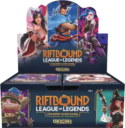 RIFTBOUND LEAGUE OF LEGENDS TRADING CARD GAME ORIGINS 14+