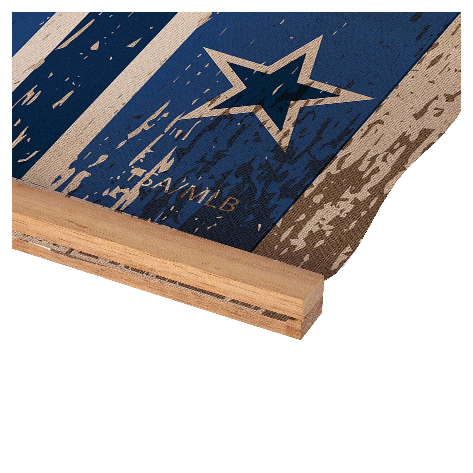 Alt View 3. Evergreen Enterprises - Toronto Blue Jays 36" x 54" Large Canvas Wall Art Tapestry with Wood Frame - Multicolor.