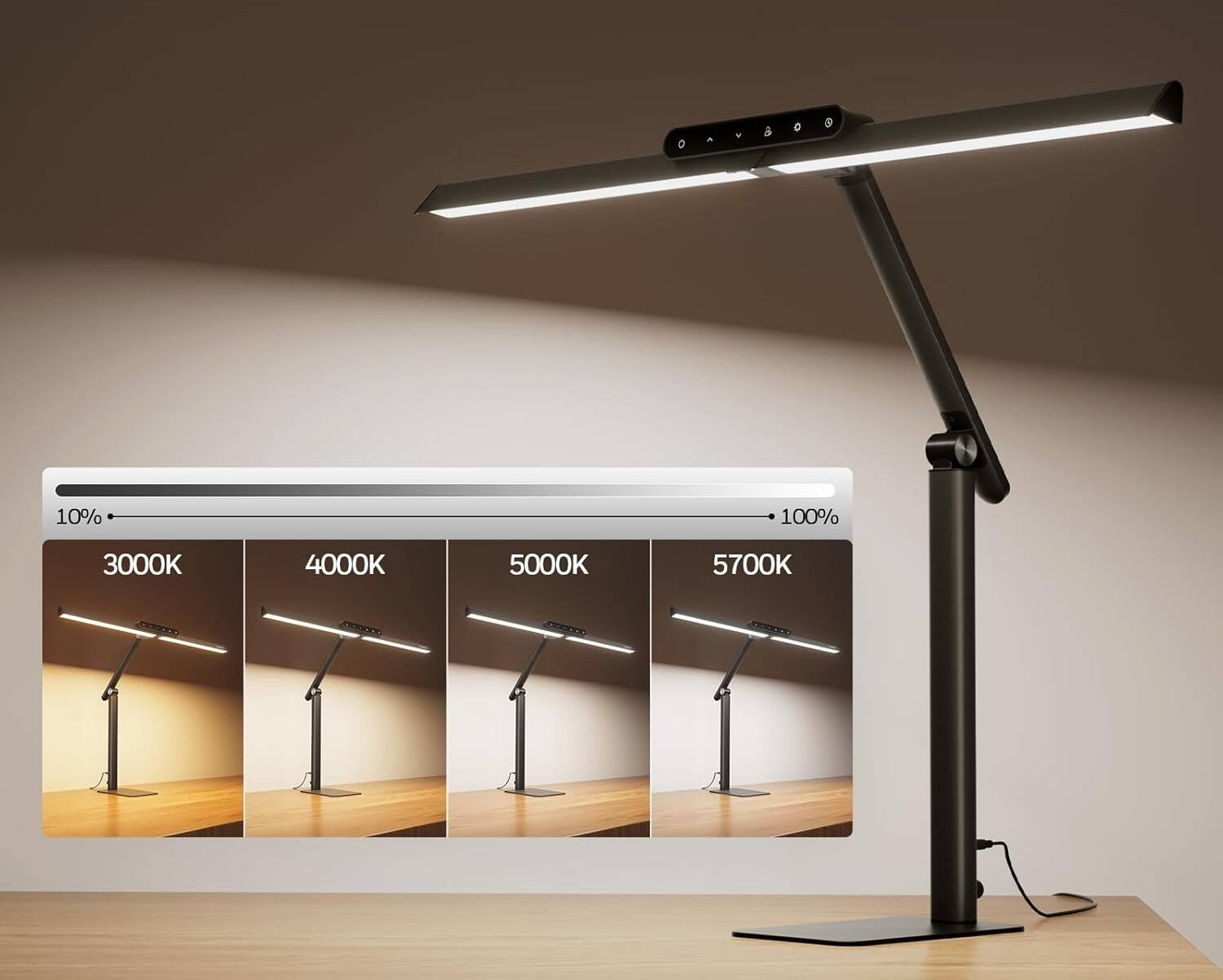 10% 100% 3000K 4000K 5000K 5700K