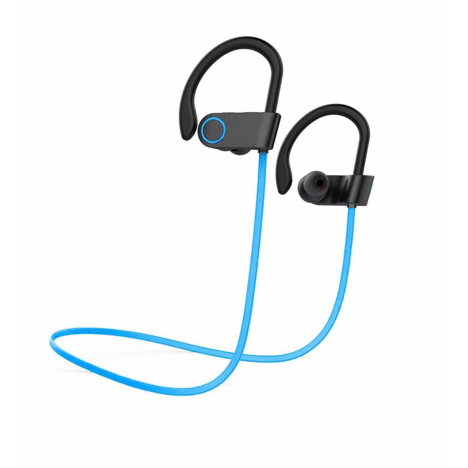 Left. Home Collection - Waterproof Bluetooth 5.0 Sport Earbuds – Wireless In-Ear Headphones with Noise Cancellation & Mic (UR-U8).