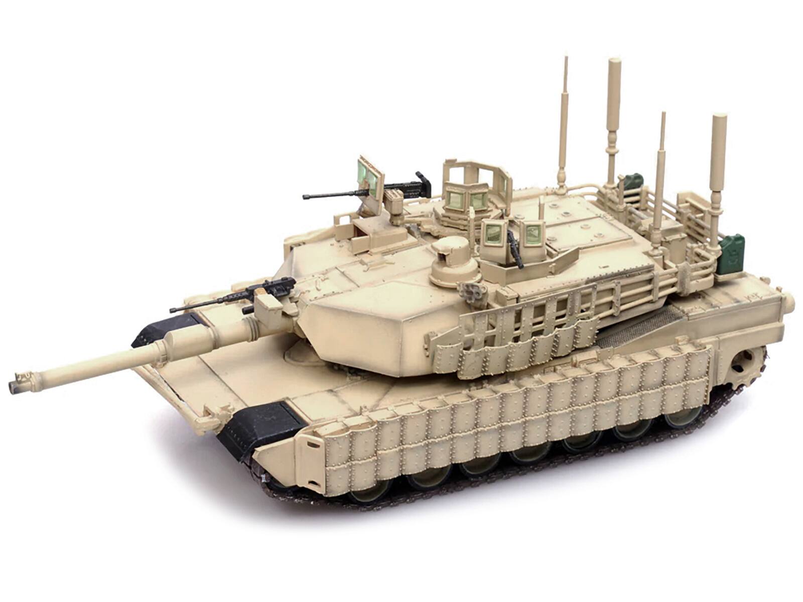 Alt View 1. Panzerkampf - General Dynamics M1A2 Abrams TUSK II MBT (Main Battle Tank) "Armor Premium" Series 1/72 Diecast Model by Panzerkampf.