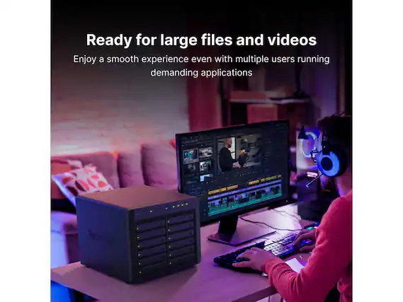 Ready for large files and videos
Enjoy a smooth experience even with multiple users running demanding applications