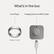 What's in the box: Oura Ring 5, Charging Dock and USB-C Cable, BRUSHED SILVER
