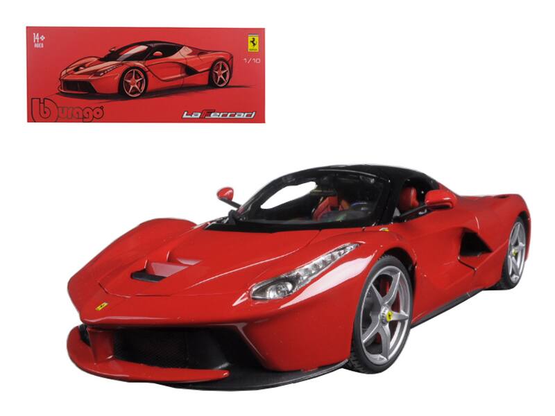 Ferrari LaFerrari F70 "Signature Series" 1/18 Diecast Model Car by Bburago - Red with Black Top