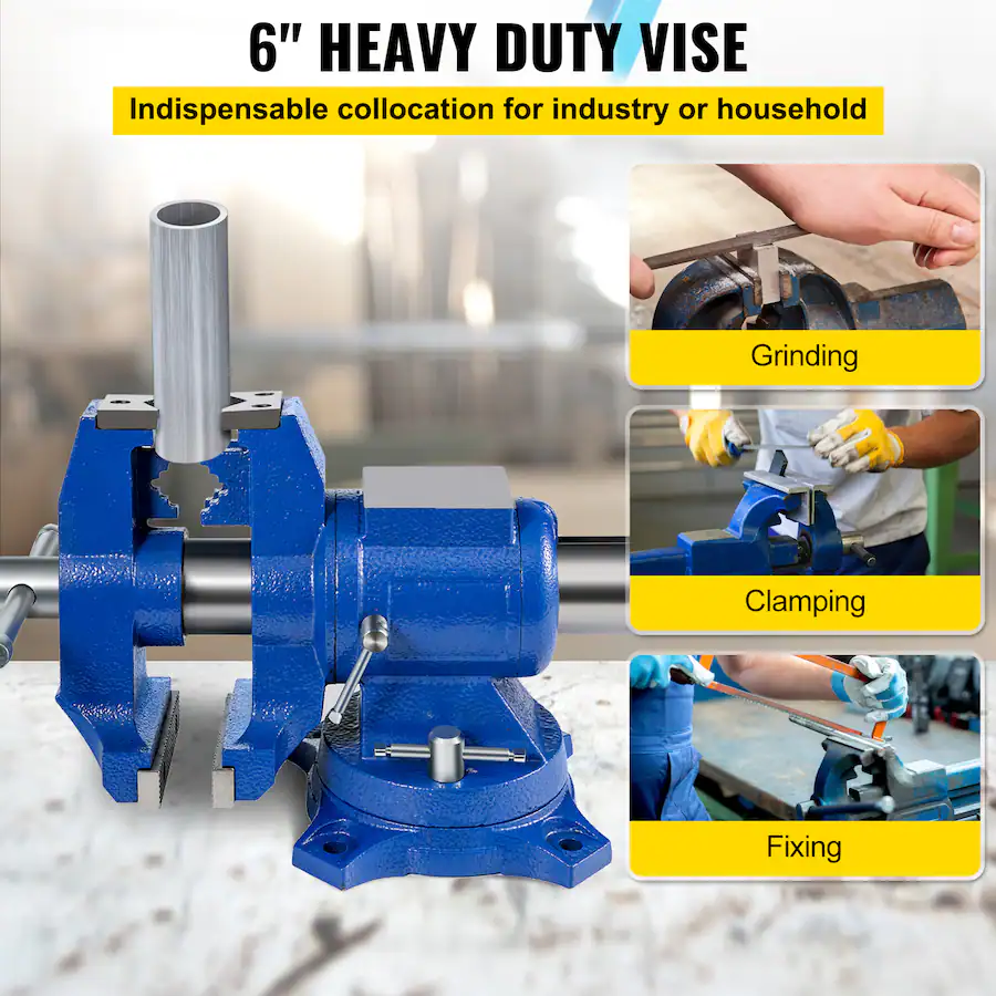 Pipe Vice Using VEVOR 5