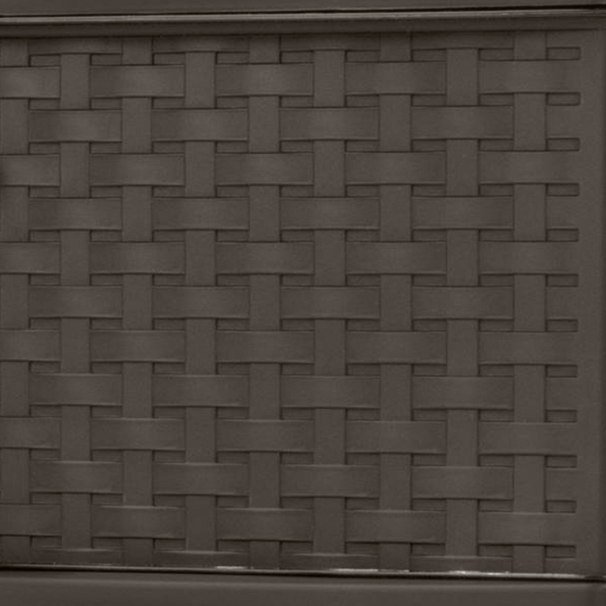 Alt View 4. Sterilite - Sterilite 3 Drawer Wide Weave Storage Tower, Plastic Organizer Drawers, Brown.