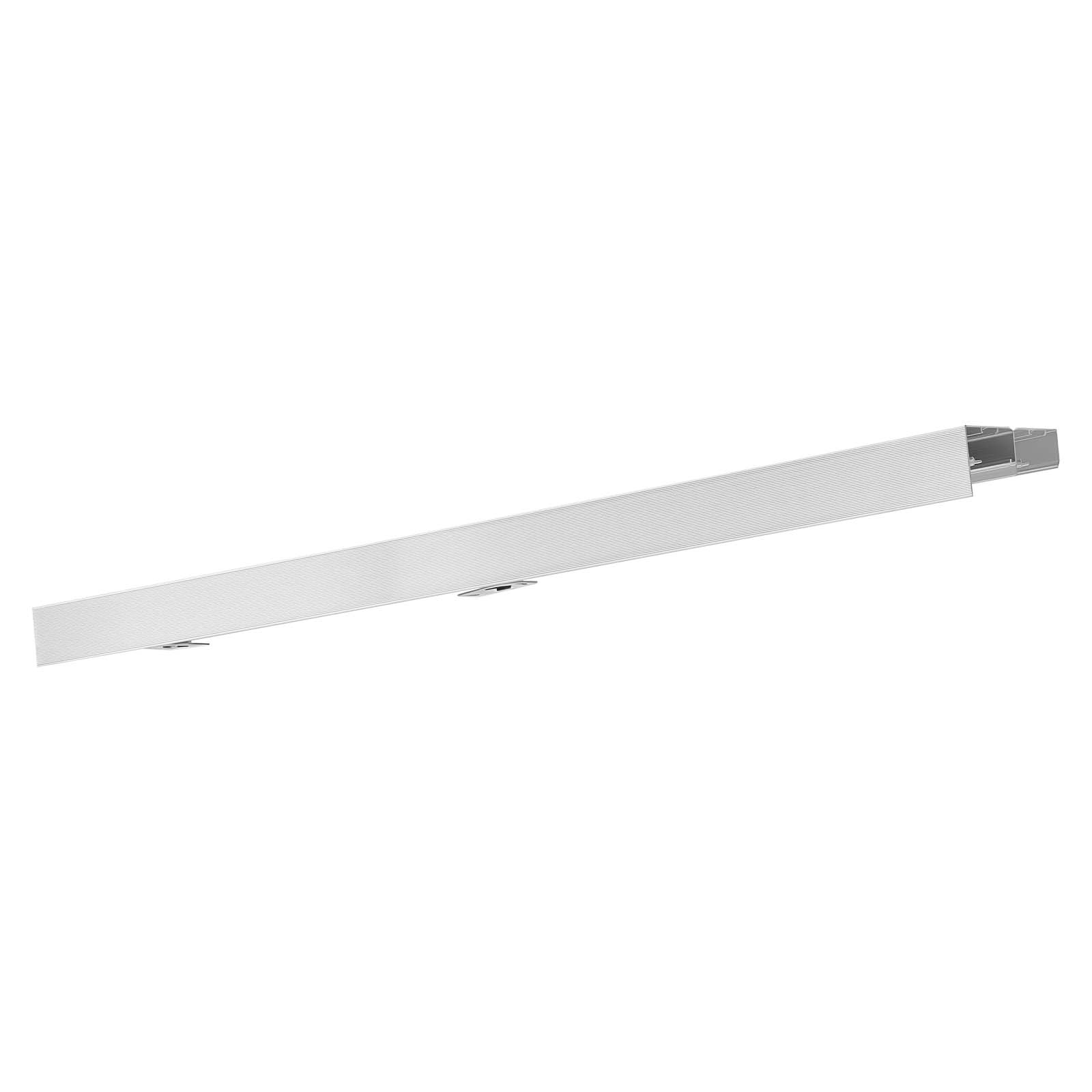 Alt View 5. VEVOR - Bypass Sliding Door Hardware Kit, 4 ft Aluminum Alloy Dual-Track Bypass Door Hardware, Smooth and Quiet Sliding - Silver.