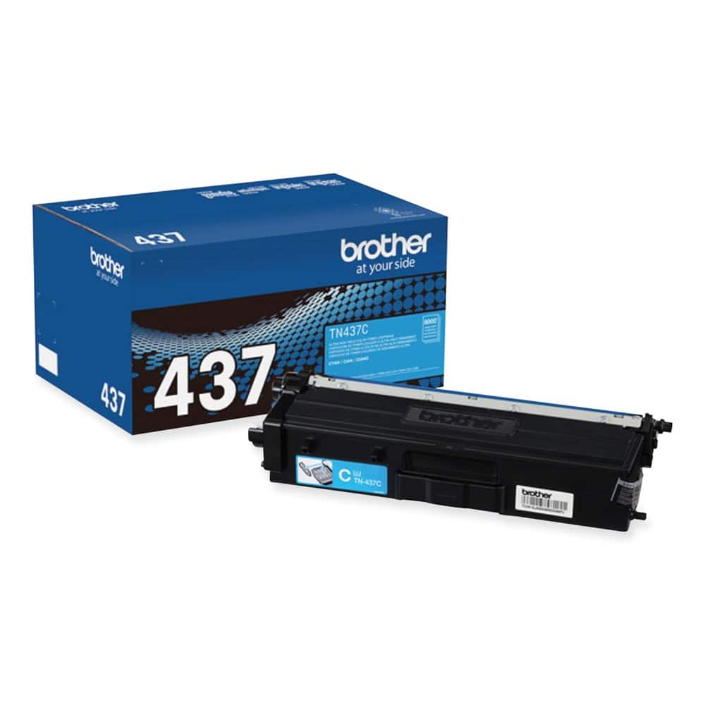 Brother - TN437C 8,000 Page-Yield Ultra High-Yield Toner - Cyan