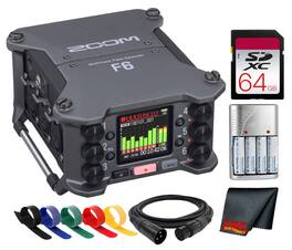 Zoom - F6 6-Input 32-Bit Float Multitrack Field Recorder
