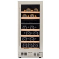 Wine Enthusiast S 15” Undercounter Dual Zone Wine Cellar, SS RH - Stainless Steel - Front_Zoom