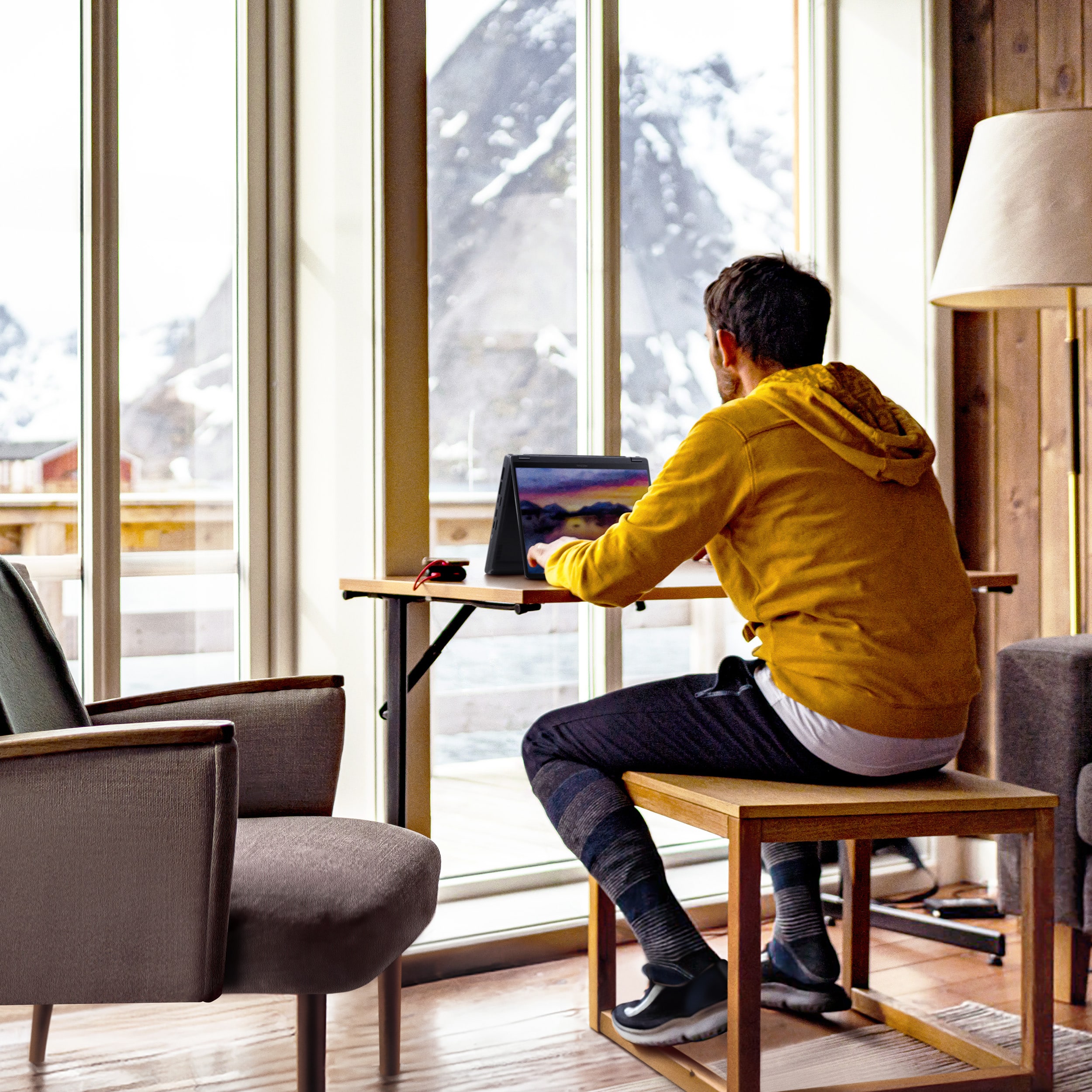 Alt View 31. ASUS - ProArt PX13 13 3K Touch Screen Laptop - Copilot+ PC - AMD Ryzen AI 9 HX 370 - 32GB Memory - RTX 4060 - 1TB SSD - Nano Black.