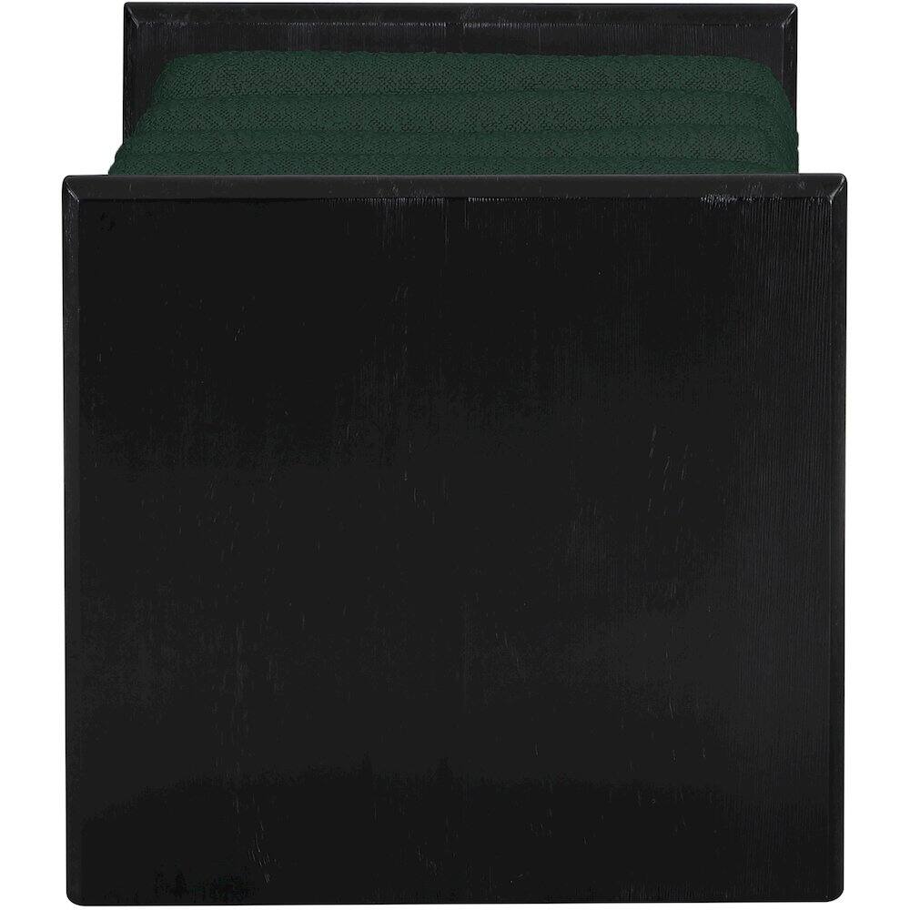 Alt View 3. Meridian Furniture - Waverly Green Boucle Fabric Bench - Green.